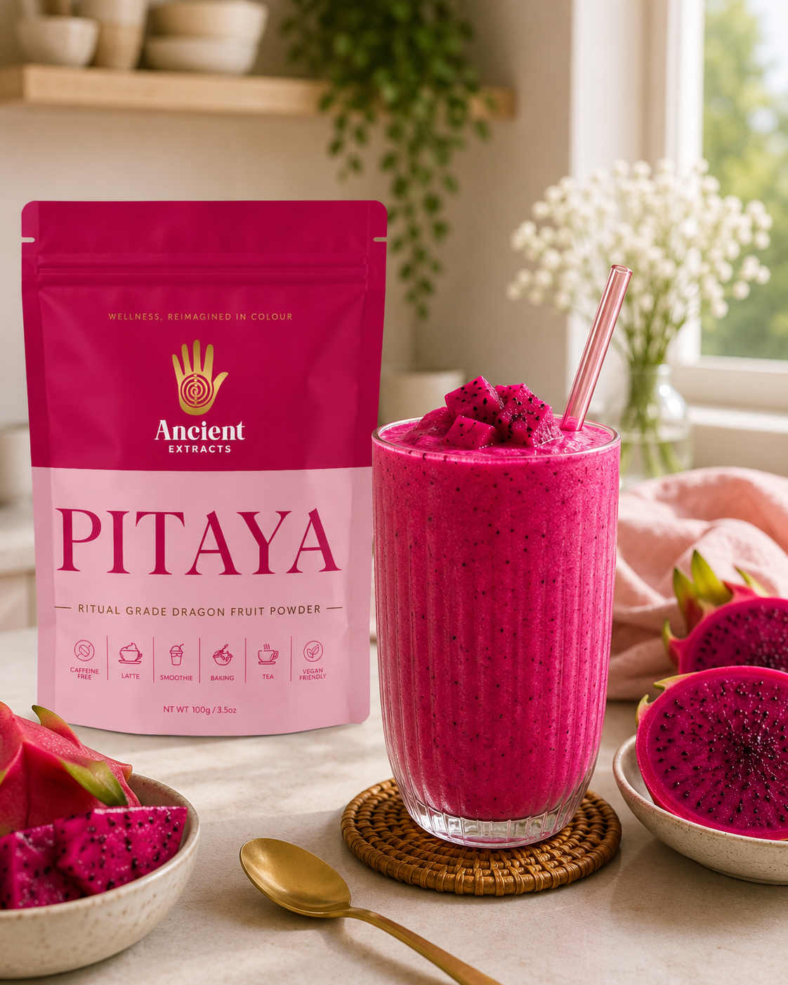 A Vibrant Pink Pitaya Ritual