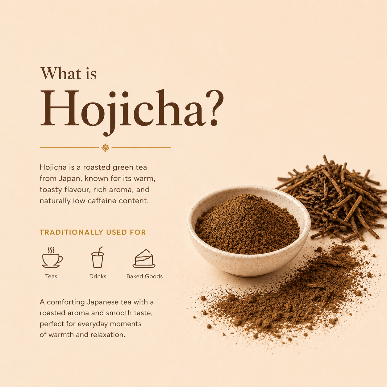 Roasted Japanese Green Tea Powder