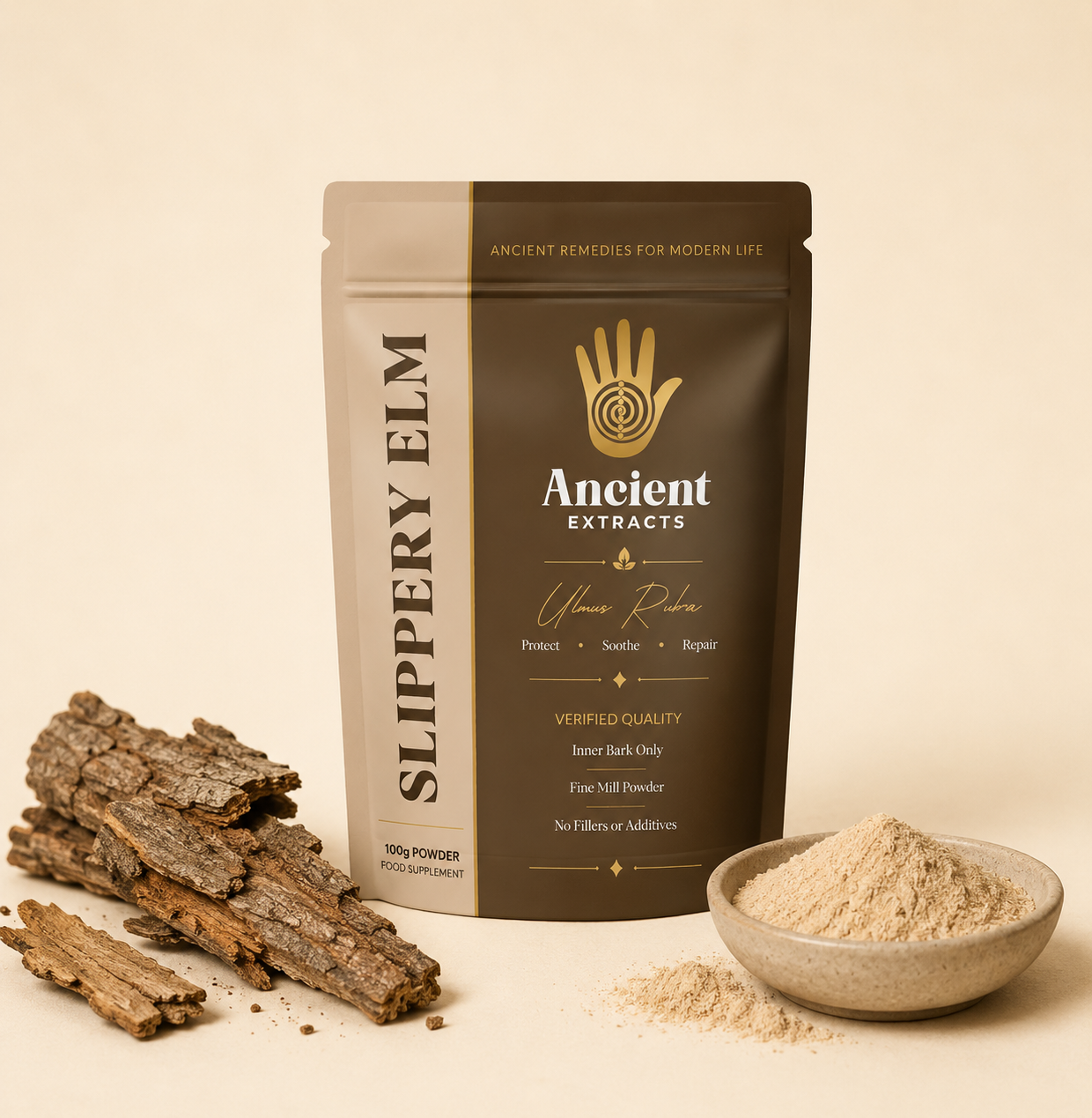 Slippery Elm Bark Powder