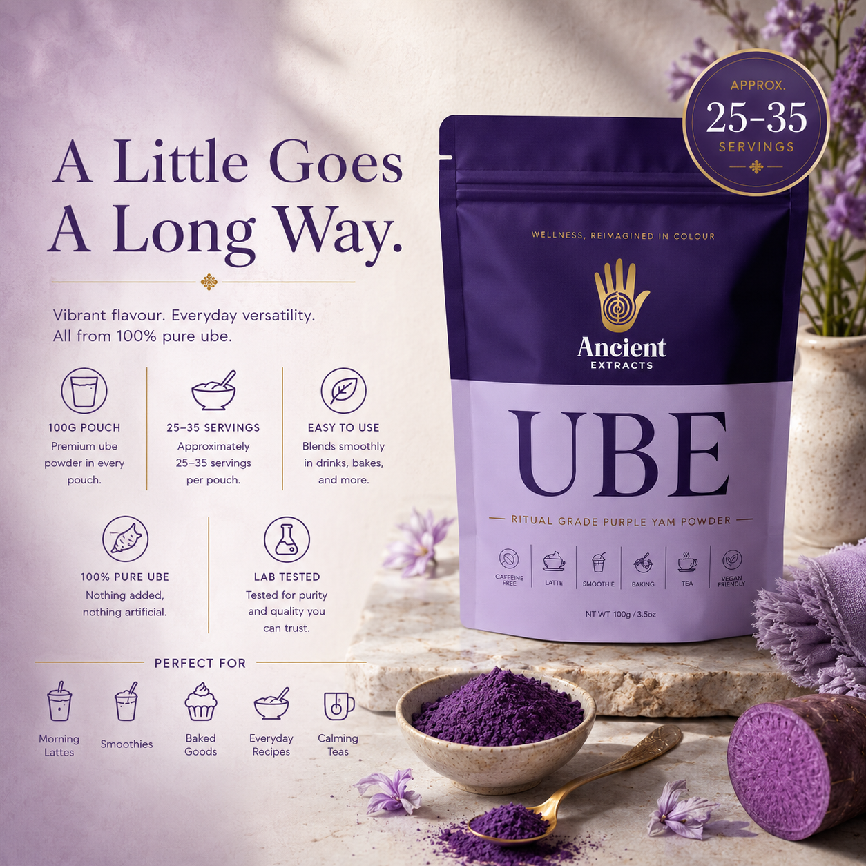 Ritual Grade Ube (Purple Yam) Powder